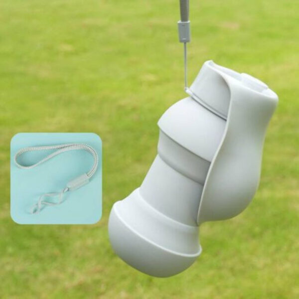 Bebedouro Portátil Para Pets Silicone - Imagem 4