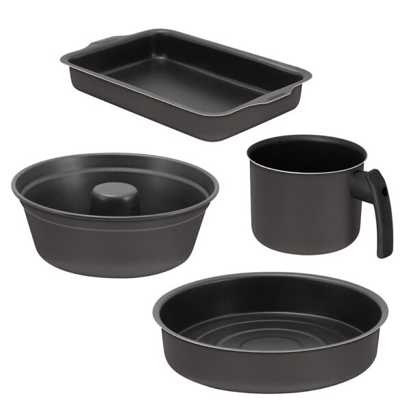 Conjunto Panelas Antiaderente com Tampa de Vidro 13 peças - Preto - Imagem 6