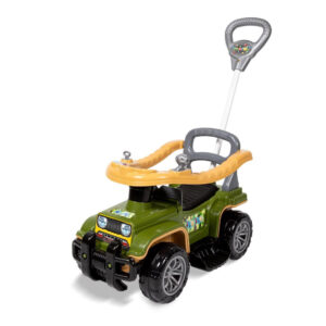 Jip Carrinho Passeio Com Empurrador Cor Militar